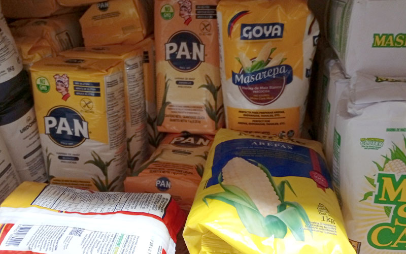 Alimentación latina en Errenteria - Harinas de maiz, pastas y cereales típicos de América Latina
